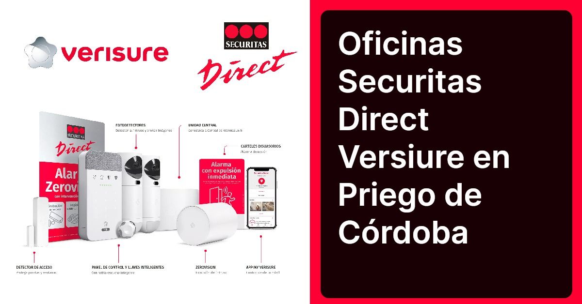 Oficinas Securitas Direct Versiure en Priego de Córdoba